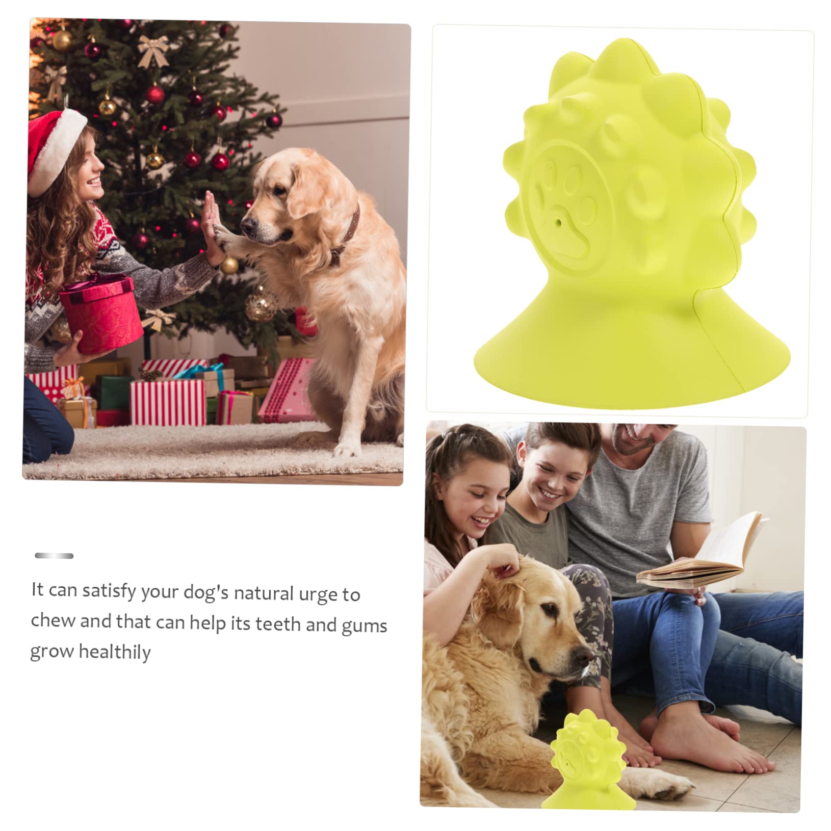 YARNOW 3 Piezas Perro de Juguete Cachorro Juguetes Hueso de Juguete Precioso Perro Juguete Suministro de Cachorro Juguete para Cachorros el Ventosa Suministros para s Caucho
