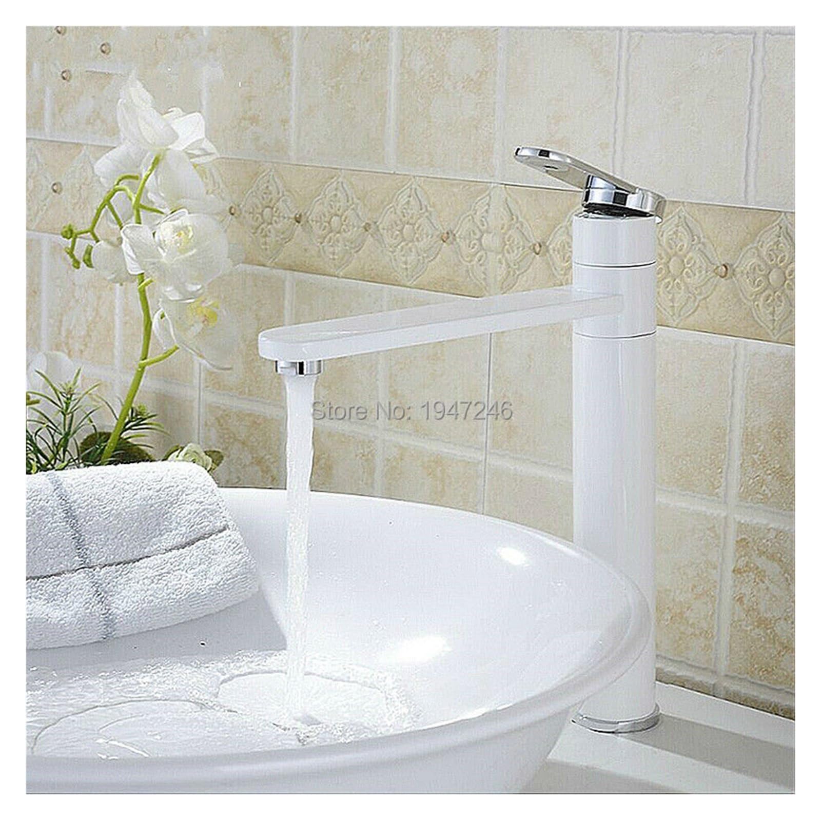 Mezclador de grifos de encimera de baño de latón macizo de una sola palanca sin plomo