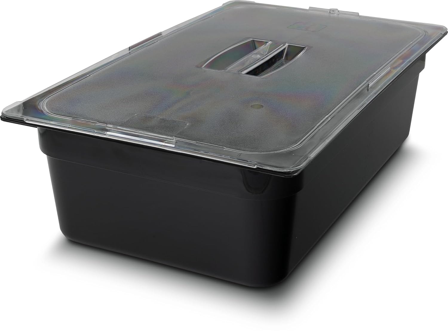 Carlisle FoodService Products 10202B03 StorPlus Full Size Food Pan, Polycarbonate, 6" Deep, Black