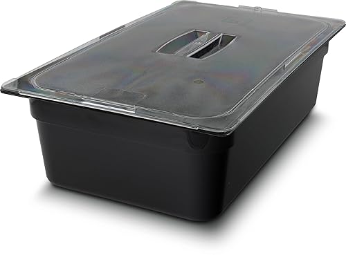 Carlisle FoodService Products 10202B03 StorPlus - Sartén para alimentos de tamaño completo, policarbonato, 6 pulgadas de profundidad, color negro Carlisle FoodService Products 10202B03 StorPlus - Sartén para alimentos de tamaño completo, policarbonato, 6 pulgadas de profundidad, color negro