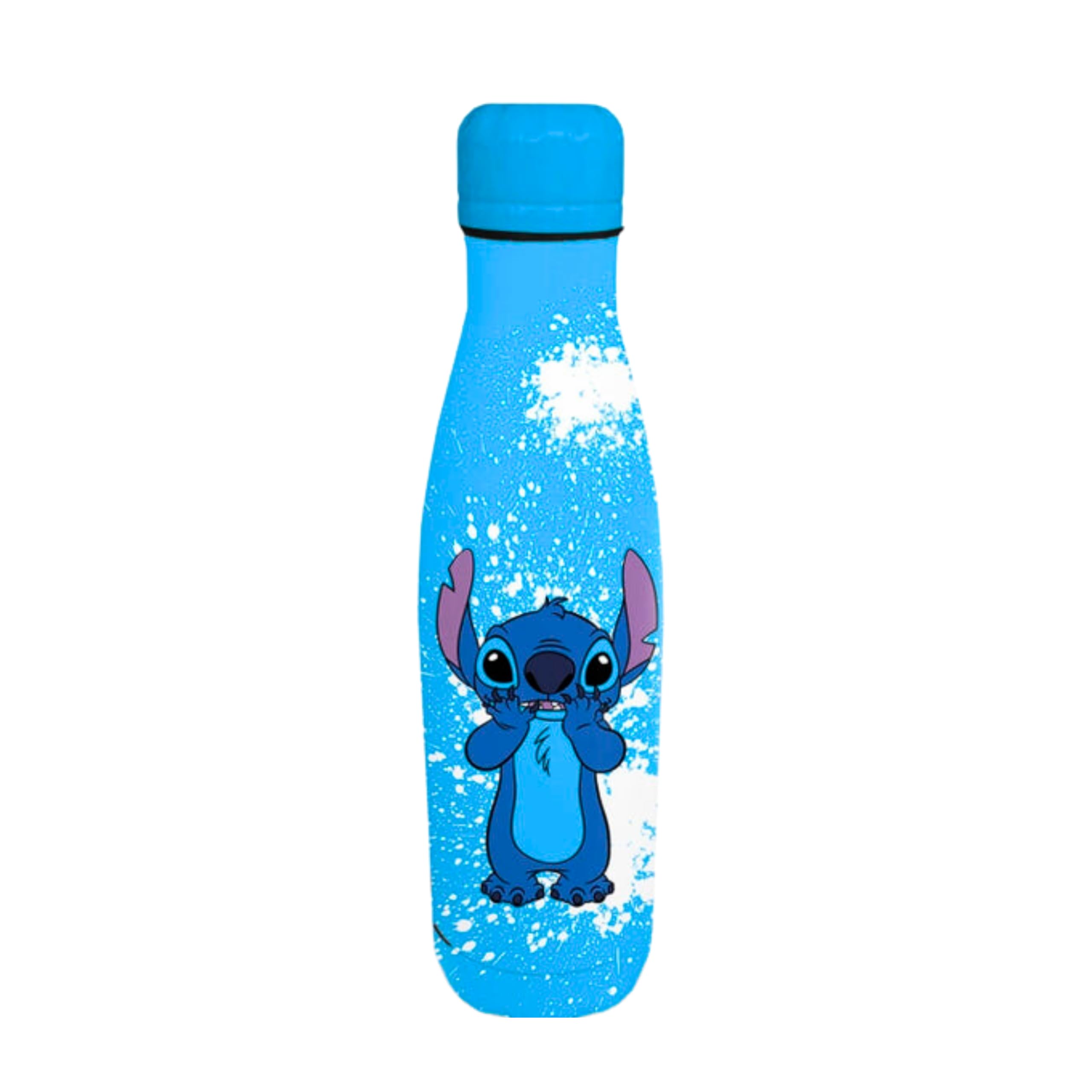 Disney Stitch Reusable Bottle, Stitch and Angel Design Stainless Steel Water Bottle for Girls Travel Bottle, Capacity 500ml
