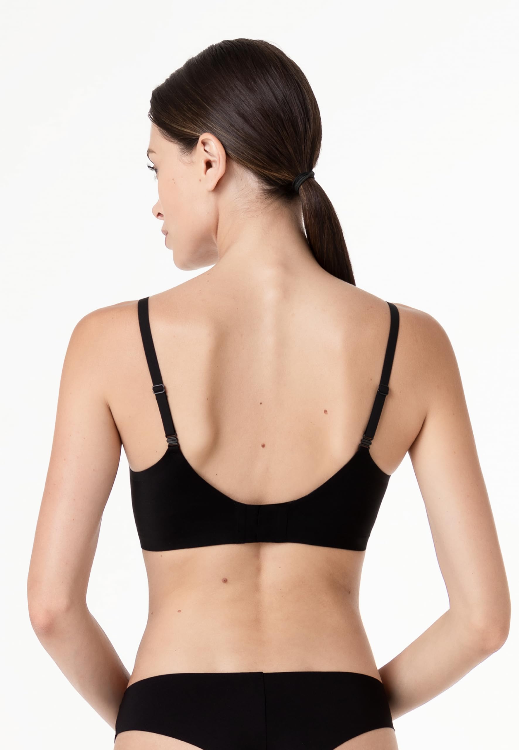 Lovable Reggiseno Bralette Senza Ferretto con Coppe Estraibili in Microfibra | Massima Invisibilità Effetto Seconda Pelle Invisible Fusion Donna