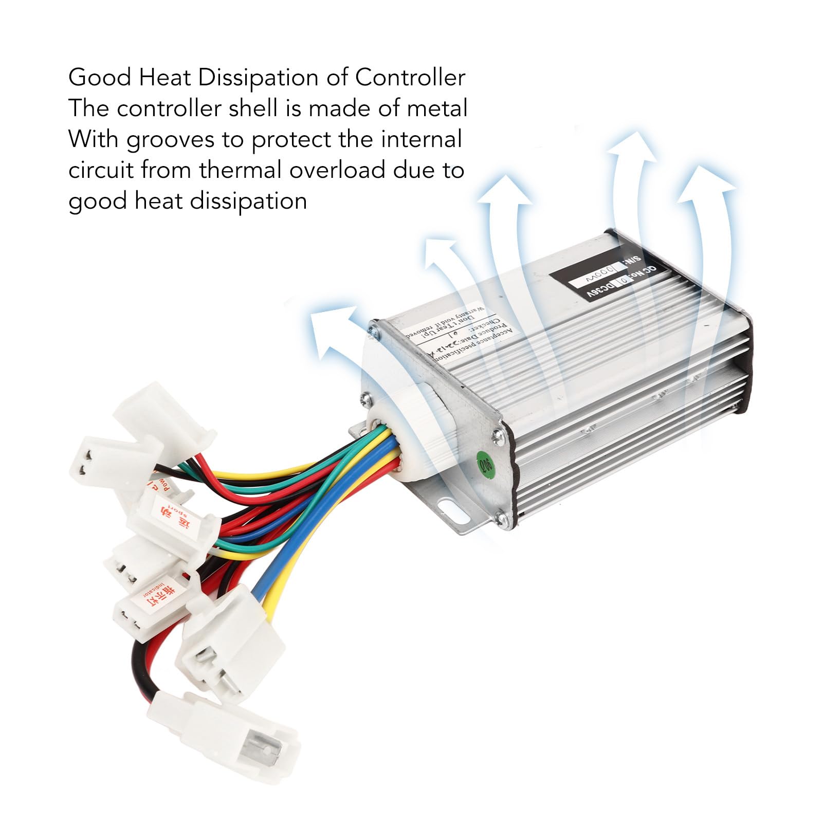 36 V 1000W gebürsteten Motor Controller GRAP Grip Set Electric Scooter Controller Set Motor Control -Einheit mit elektrischem Stromverriegelungsschloss für Fahrradmodifikation