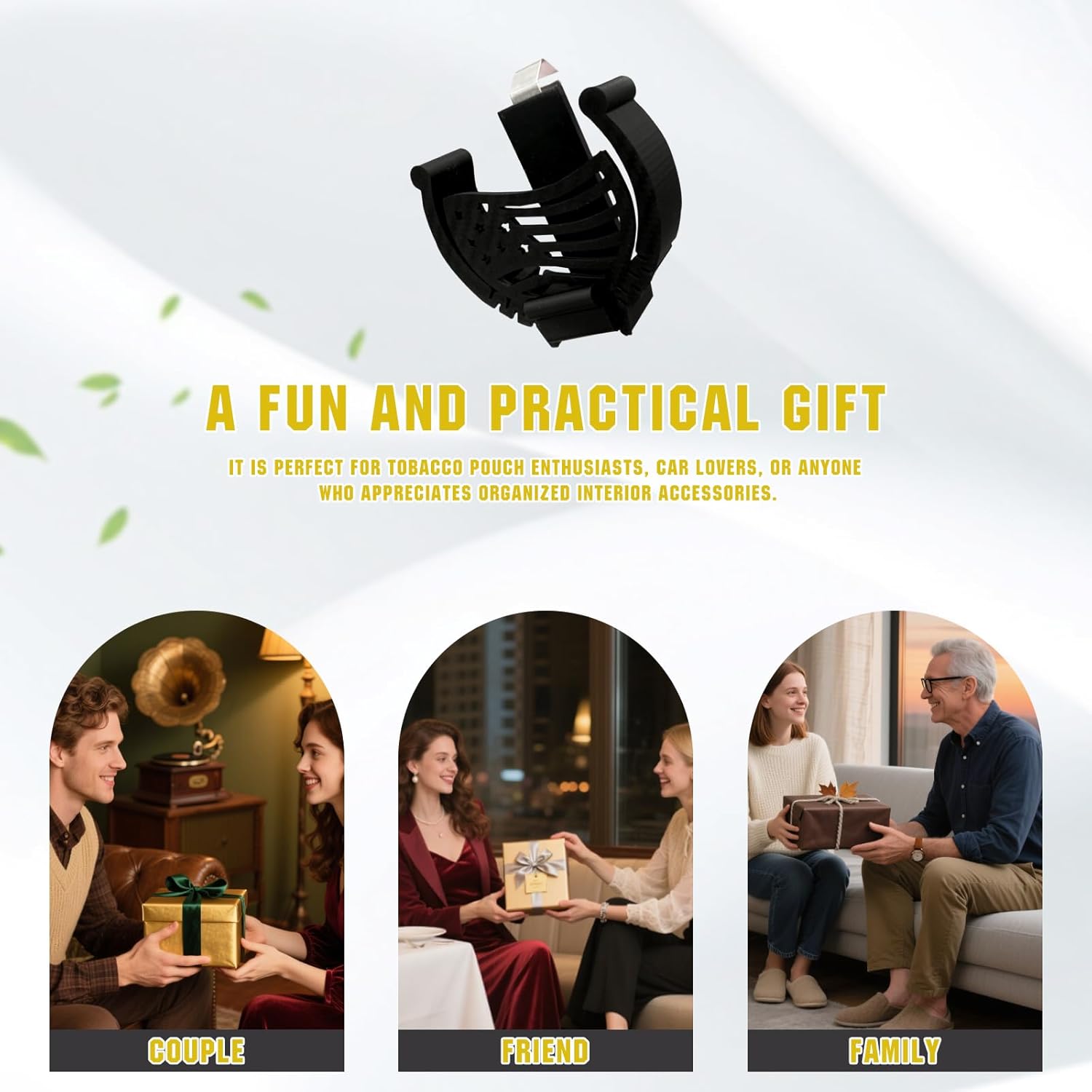 Car Visor Clip Holder for ZYN，Suitable for cans of 2.75"*0.78",Universal high-Temperature Resistant Sun Visor Accessories for Bag cansInterior Car Accessories for Organization(Flag) - Image 7