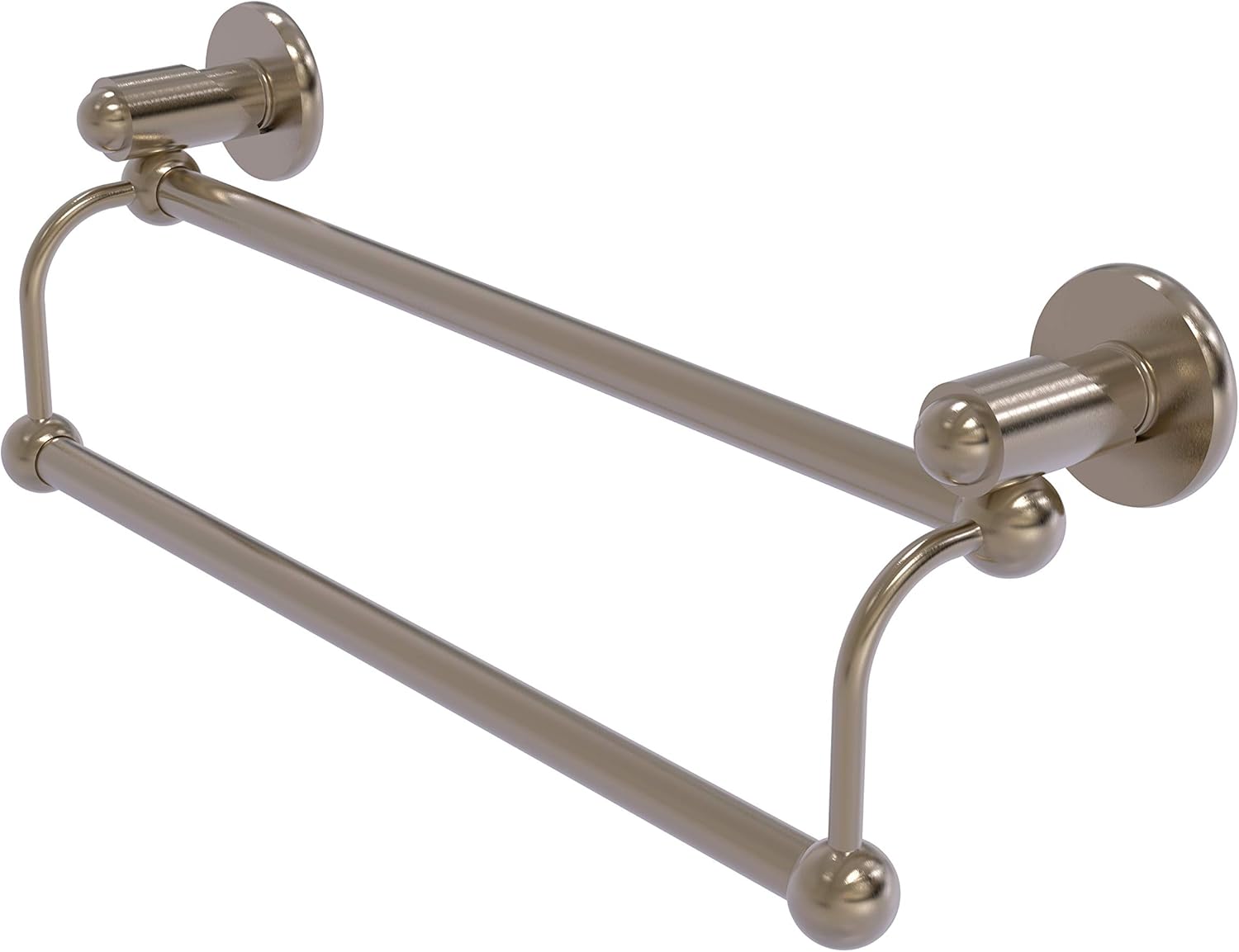 Allied Brass SH-72/18 18 Inch Double Towel Bar, Polished Chrome