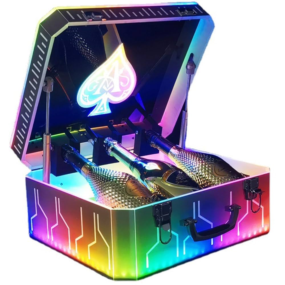 Amazon.co.jp: シャンパン LED ライトボックス光るカクテル