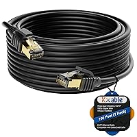 Vista 17 de Cable Ethernet Cat 7 de 1 pie, cable de Internet de alta velocidad Cat7, cable de red LAN RJ45 CAT7, triple blindaje SFTP de 10 Gbps 600 Mhz cable