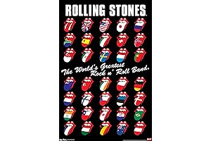 Limited Edition The Rolling Stones Rock and Roll Poster Wall Art Prints