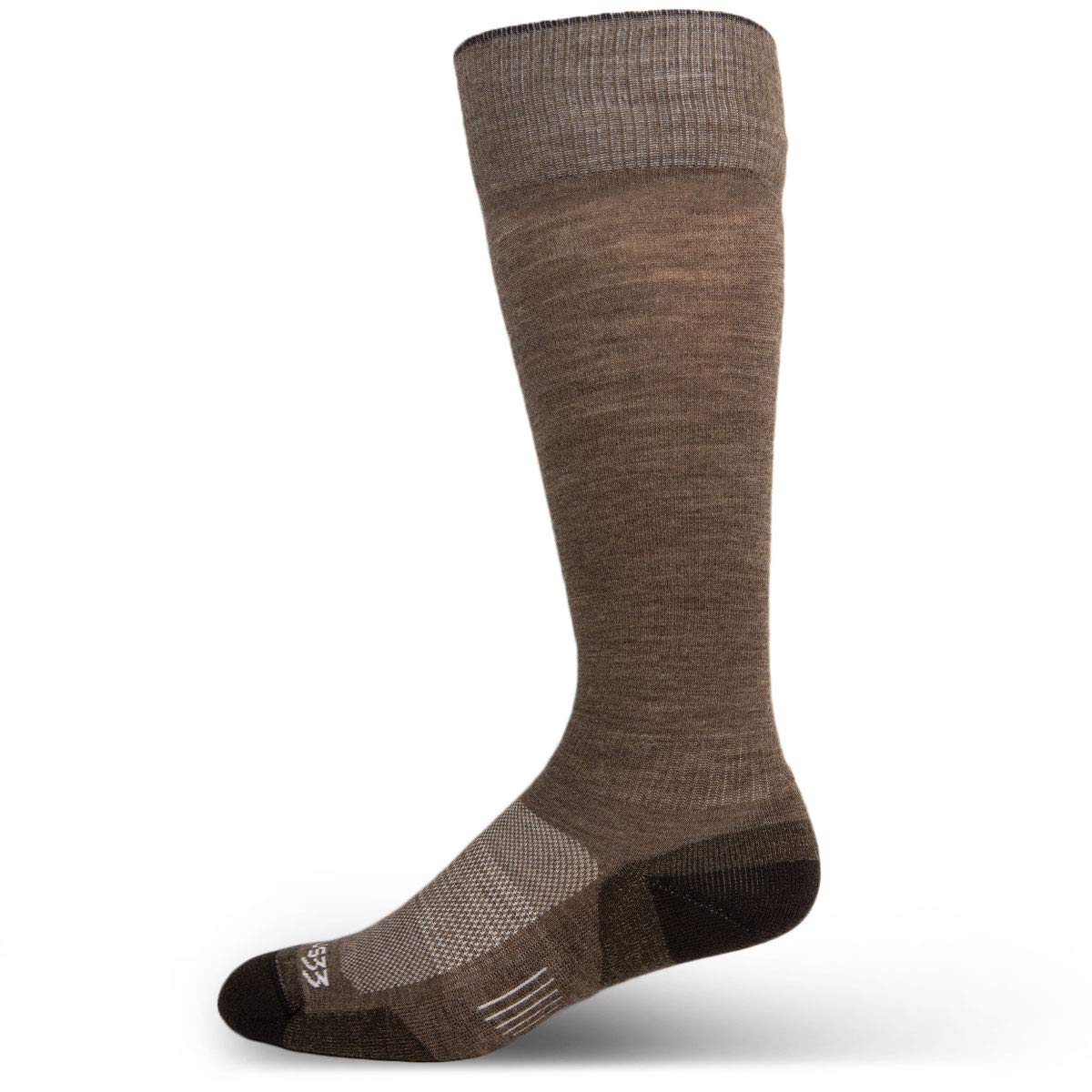 USA Made - Micro Cushion Ski and Snowboard Socks - Over the Calf Socks - Merino Wool - Mountain Heritage