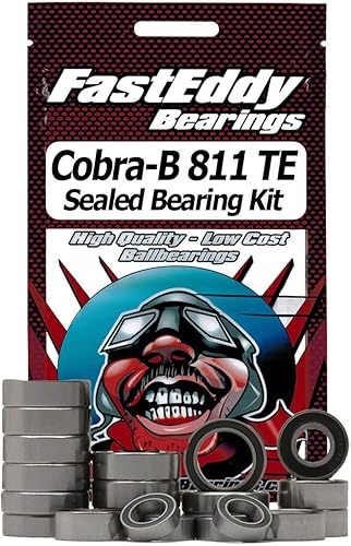 FastEddy Bearings Compatible con el kit de rodamientos sellados Serpent Cobra-B 811 TE