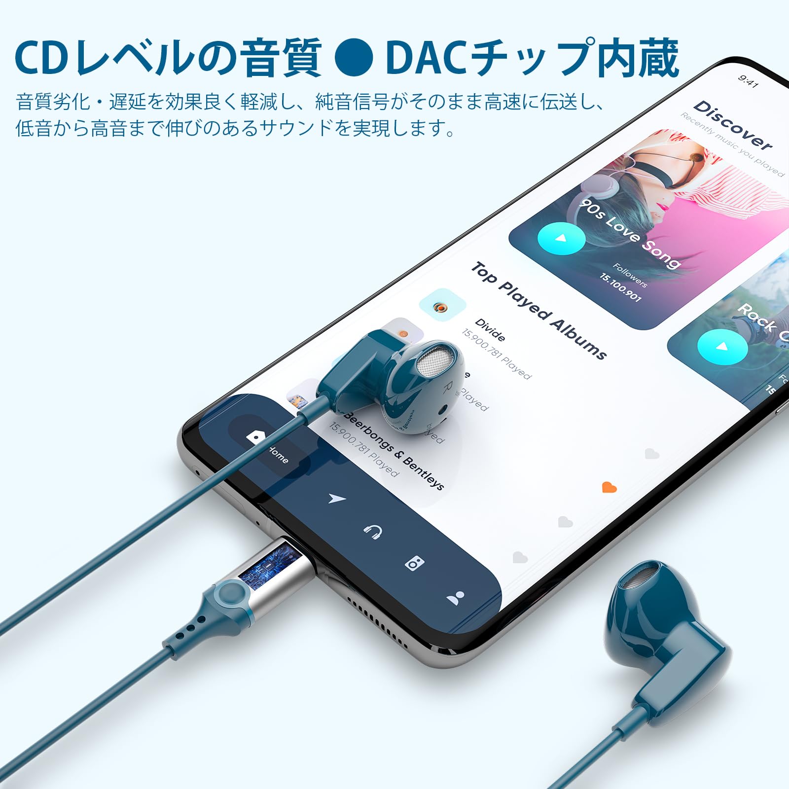 Amazon.co.jp: タイプc イヤホン 有線 対応iphone16 Pro max plus/iPad