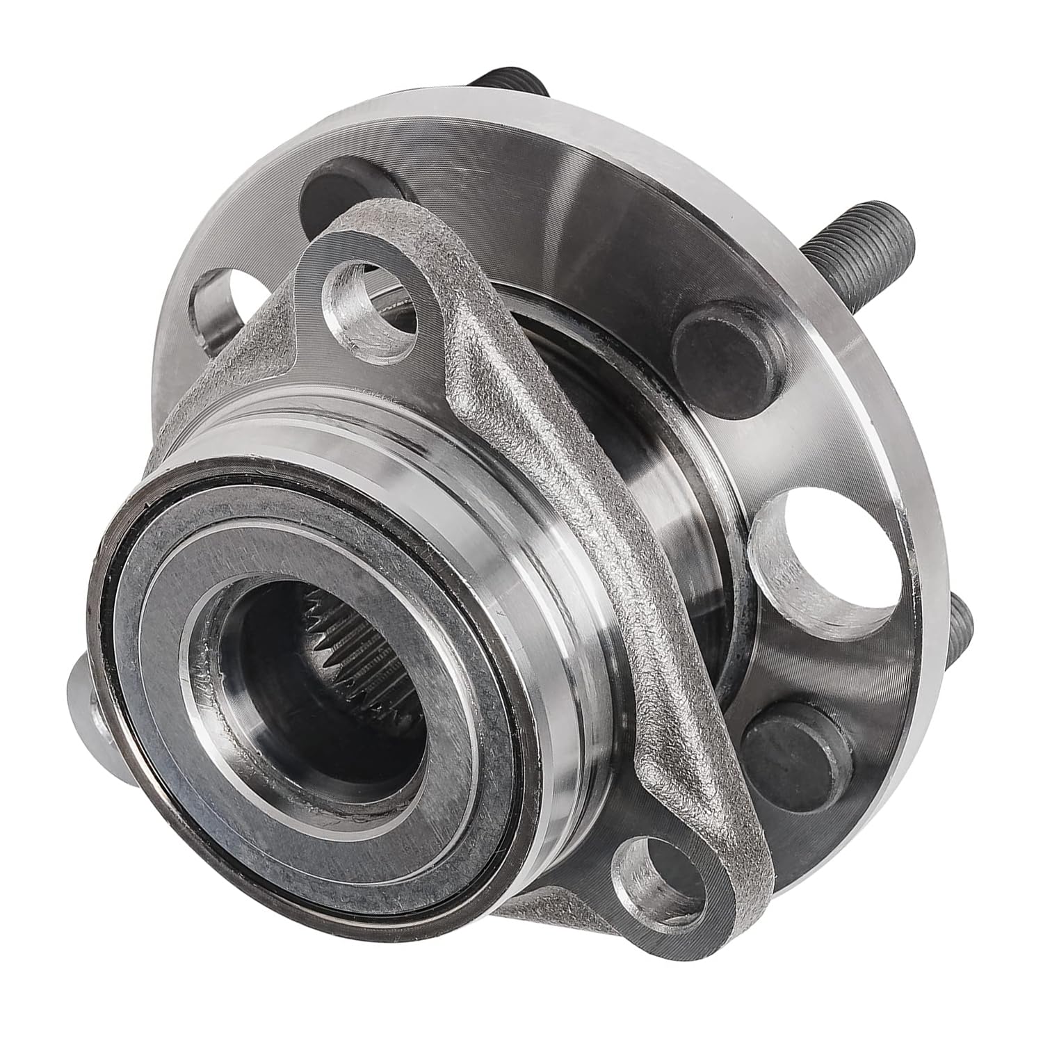 Detroit Axle - Front Wheel Bearing Hubs for Chevy Cavalier Pontiac Sunfire Grand Am Tempest Corsica Beretta Cutlass Calais, Replacement Wheel Bearing and Hubs Assembly Set