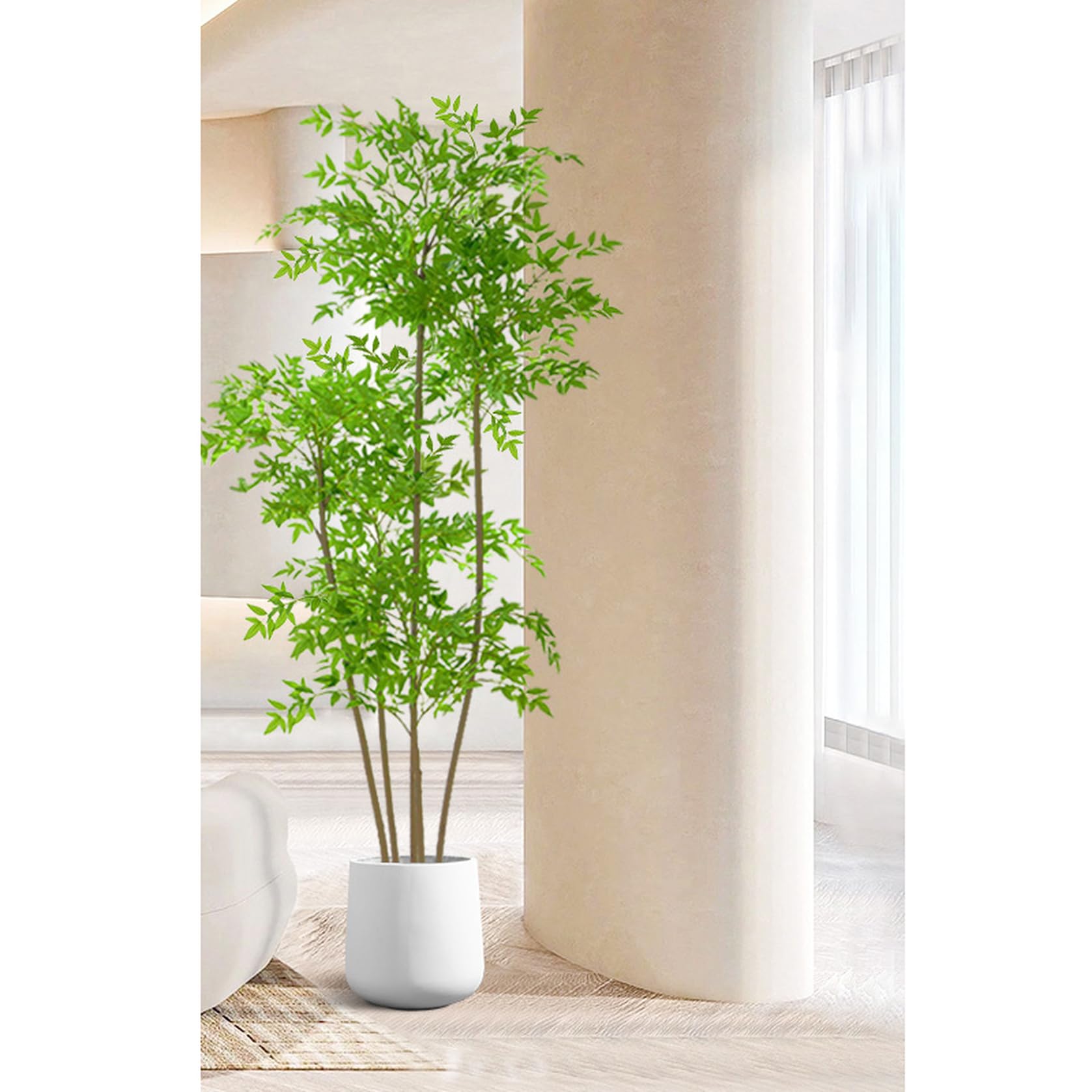 Amazon｜HGJH フェイクグリーン 大型 観葉植物 フェイクツリー