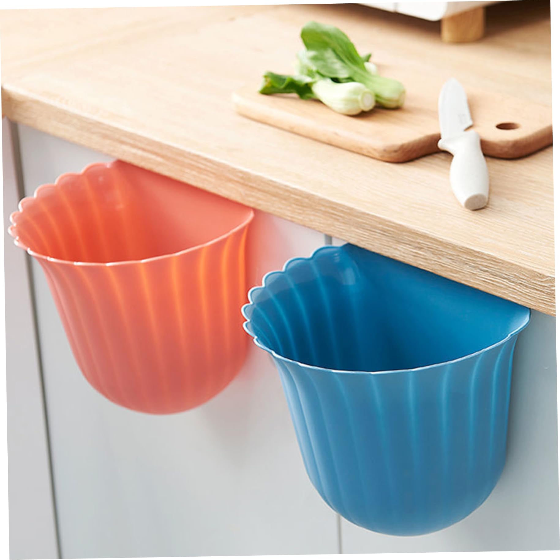 Pattumiera Da Appendere Piccola Pattumiera Da Appendere 4pcs Bidone Della Spazzatura Da Appendere Ciotola per Immondizia Sopra Il Mobiletto Pattumiera per Raccolta Plastica per Ufficio Camera Da Letto