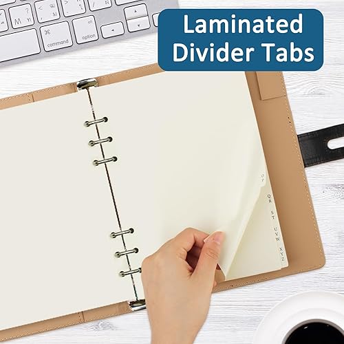 Miniatura 4 de Libro de registro de cliente, estilista de perfiles de cliente y tarjetas de registro de cliente con pestañas alfabéticas para salones, estilistas,