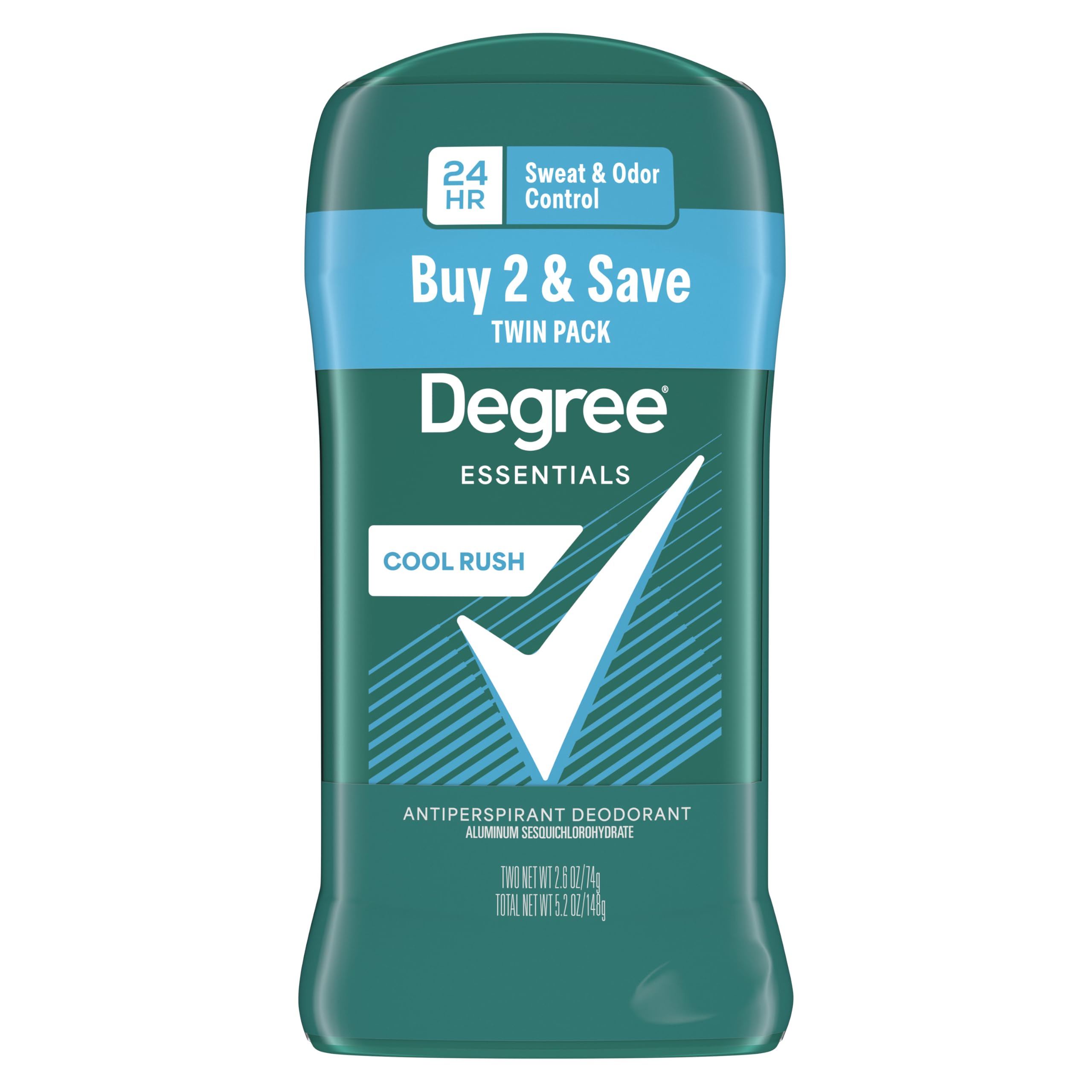 Degree Men Cool Rush Antiperspirant - Twin Pack -1