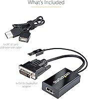 Vista 7 de StarTech Utilice este convertidor Dvi a Displayport para conectar su computadora Dvi a un Dp Monit