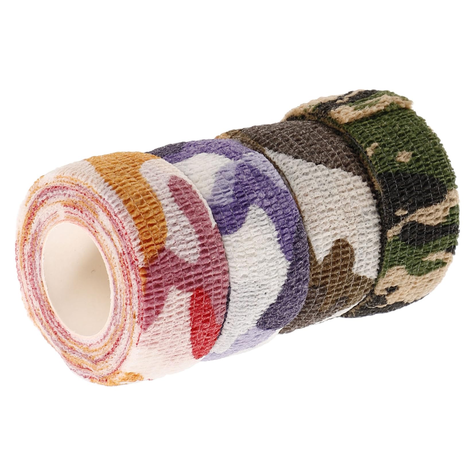 4 Rolls Self Sports Tape Bandages Athletic Tape Rolled Wrap Non Woven Medicals Tape Self Adherent Wrap Football Sports Football Sports Wrap Finger Happyyami