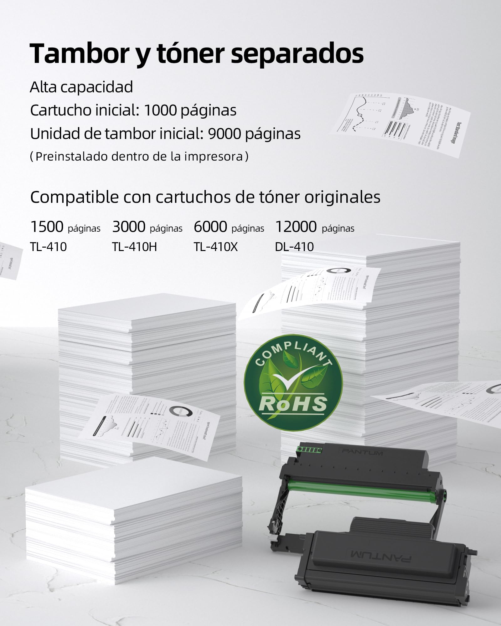 PANTUM P3018DW Impresora Laser Monocromo con Tóner Oringinal - WiFi Impresión a Doble Cara Automática (30 ppm Wi-Fi Direct, Ethernet, USB 2.0, Inalámbrica) para Hogar y Oficina