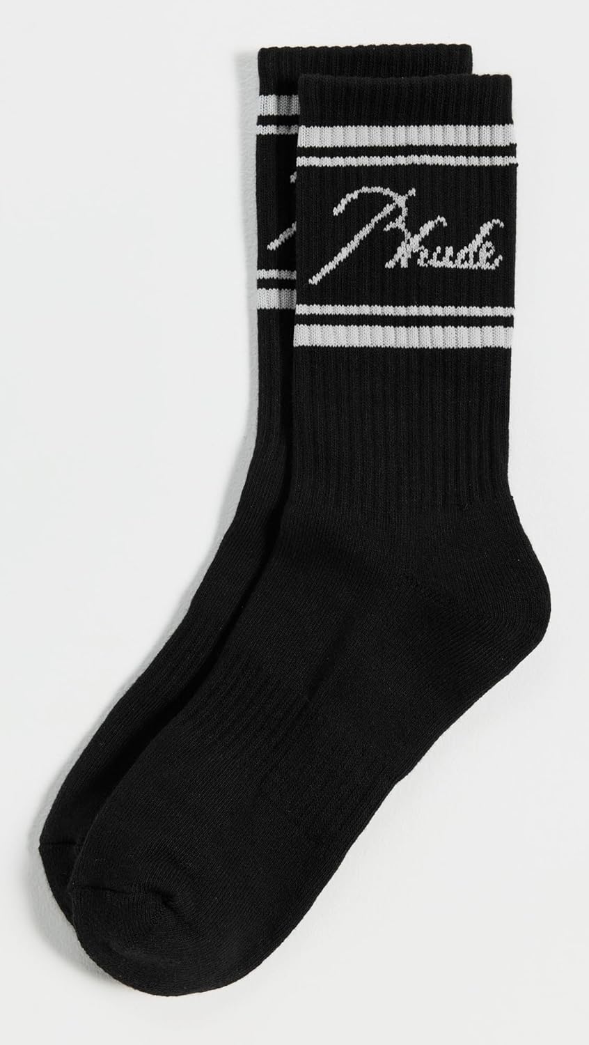 Rhude Men's Script Logo Socks - Image 2