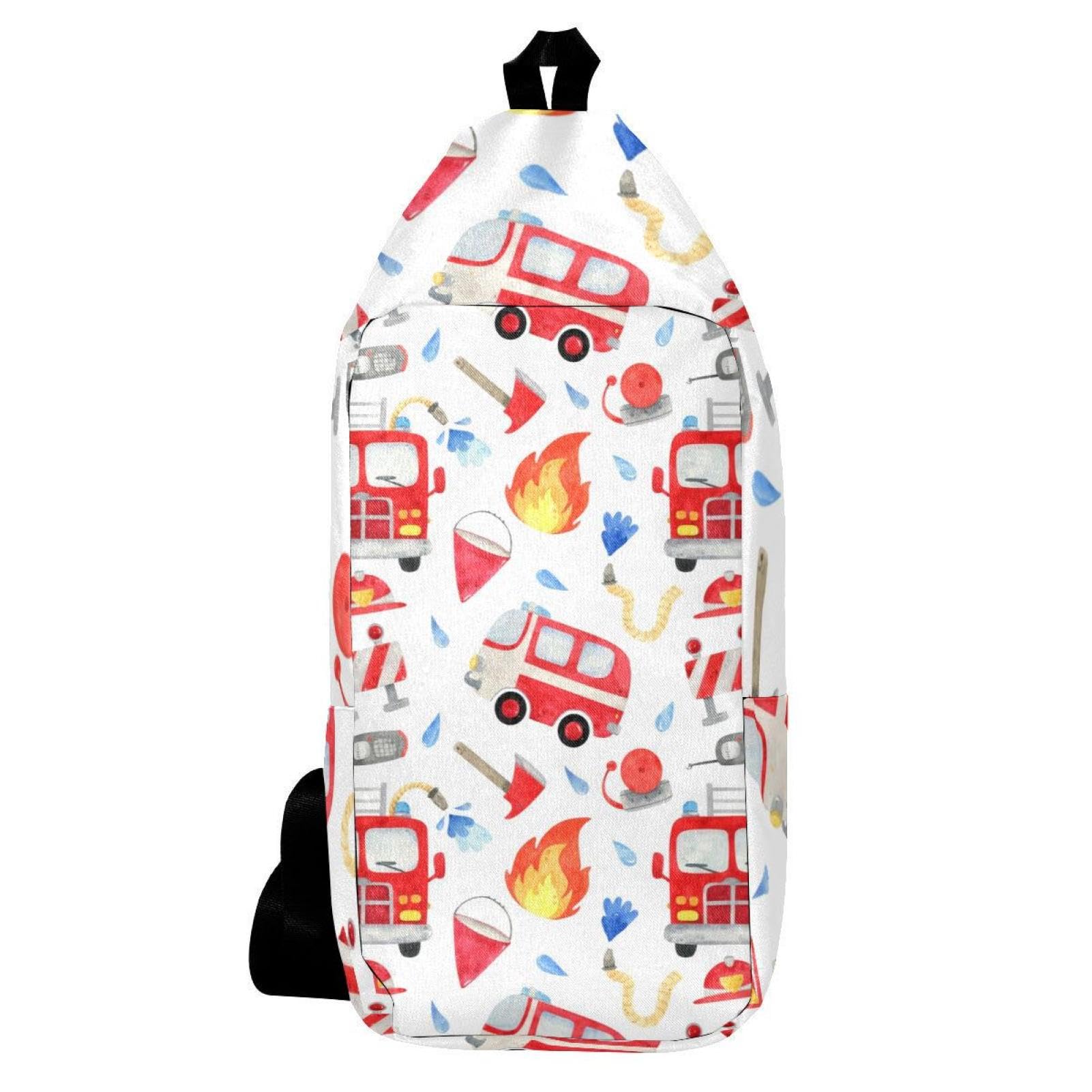Sac à dos à bandoulière multicolore de 16x36.5x8.4cm léger et compact - 6
