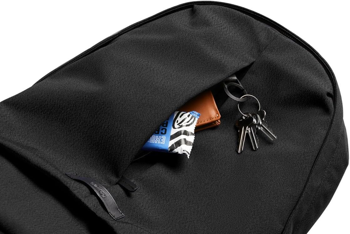 Bellroy Classic Backpack Plus (Dual Compartment Commuter Backpack, Fits 15 Inch Laptop, 22 Liter Capacity, Internal Organization Pockets) - Black