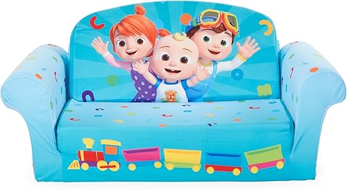 Miniatura 70 de Marshmallow Muebles, Niños 2-en-1 Flip Open Foam Comprimido Sofá, Disney La Sirenita