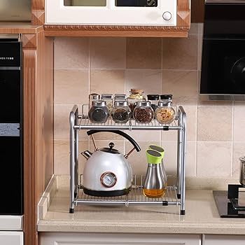 2点SET CONTAINER TABLE TOP 50L 74L Amazon.com: Flagship 2 Tier Under Sink Organizers and