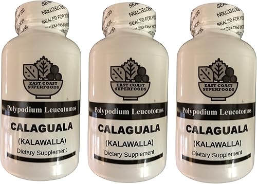 Miniatura 6 de Calaguala 500 mg 100 cápsulas (Kalawalla) Leucotomos polipódicos de Superalimentos de la Costa Este (6)