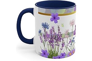 Watercolor Wildflower Mug: A Floral Rhapsody for Your Morning Brew