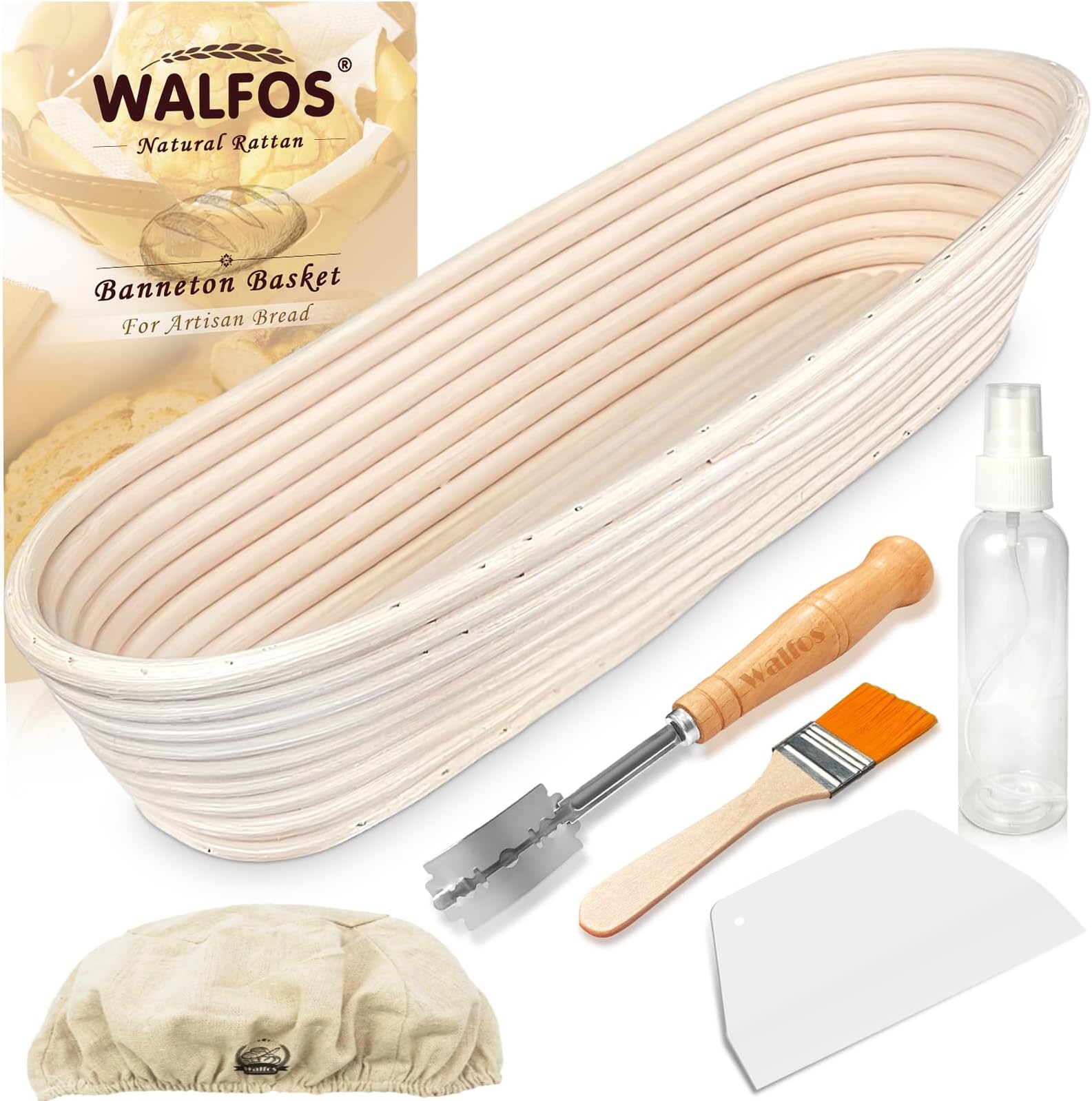 RBV Birkmann, 208988, Laib und Seele, Gärkörbchen aus Peddigrohr ...