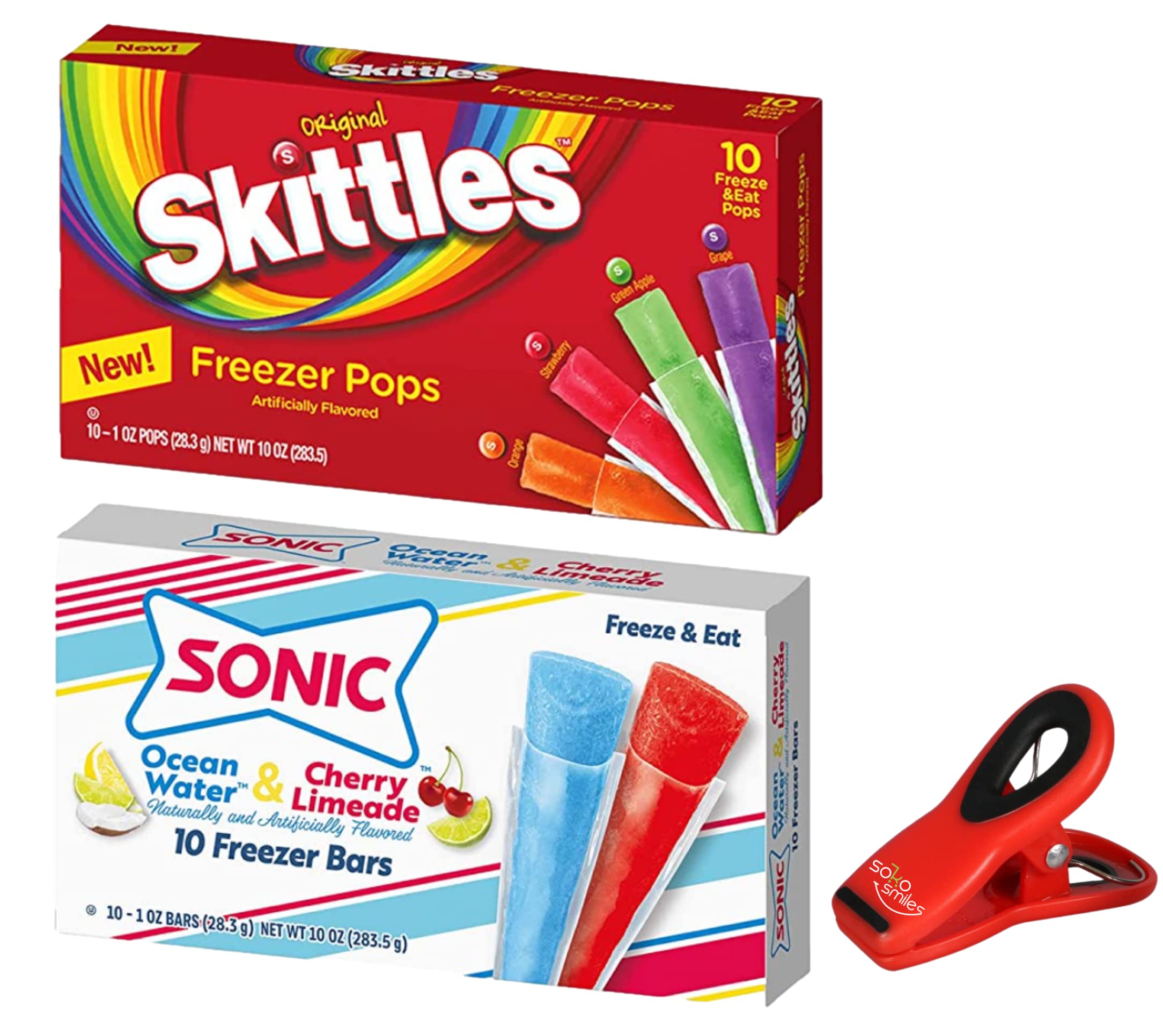 Buy Ice Pops Freezer Bar Variety Pack 1 Box of Sonic 10 Freezer Bars