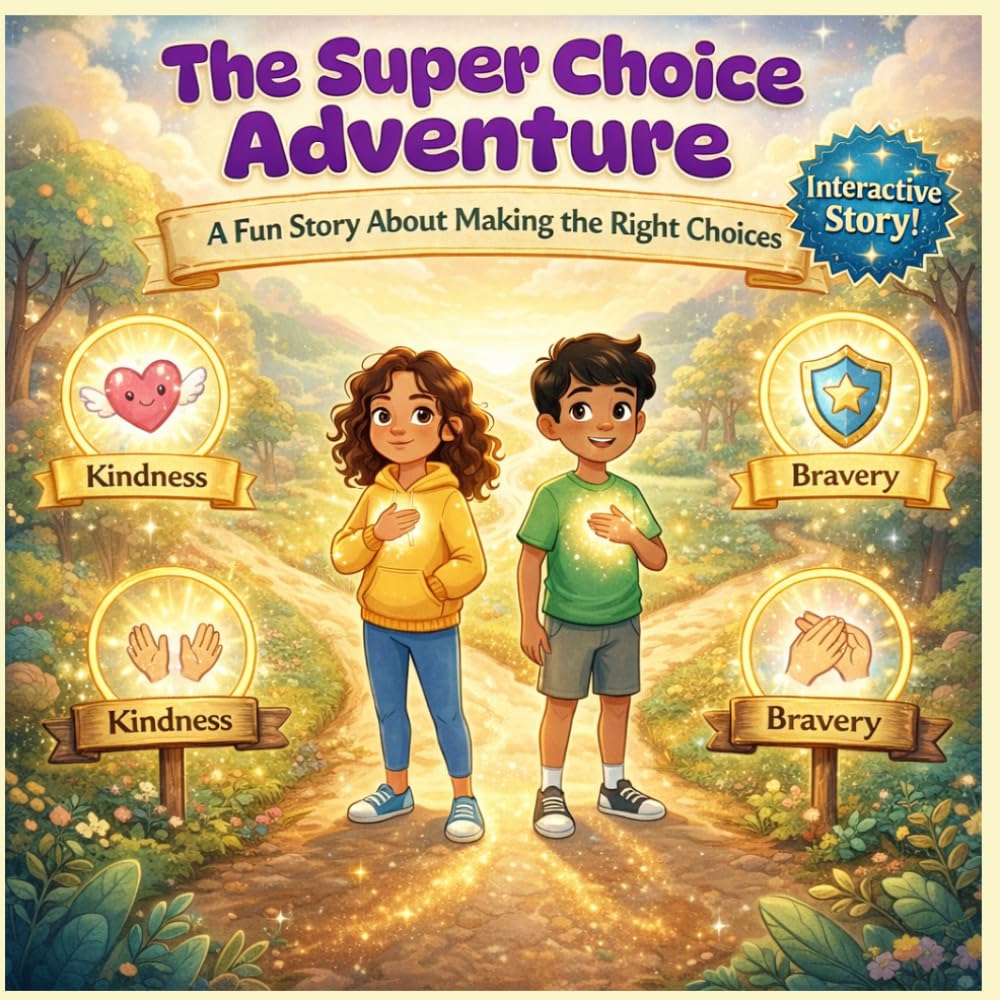 The Super Choice Adventure: How Zoe & Kai Learned to Choose Kindness, Courage & Confidence : A Fun Interactive SEL Story for Kids Ages 3-8: A Gentle ... Their Choices Are Their Greatest Superpower