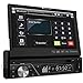 Soundstream VIR-7830B Single-Din Bluetooth Car Stereo DVD Player with 7-Inch LCD Touchscreen