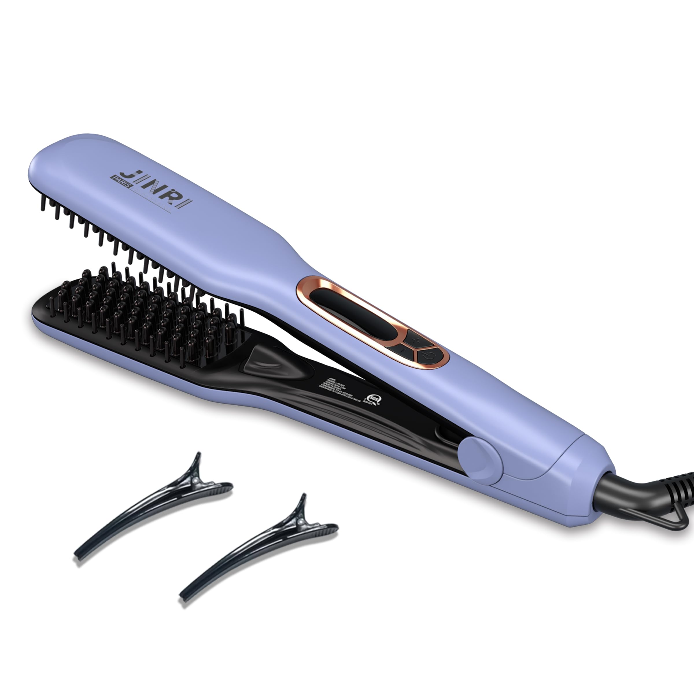 Hair Straightener- JINRI Hair Iron Pumped-Up Volume Adjustable Temp 360 Tail Rotation Lasting Volume for Short Or Thin