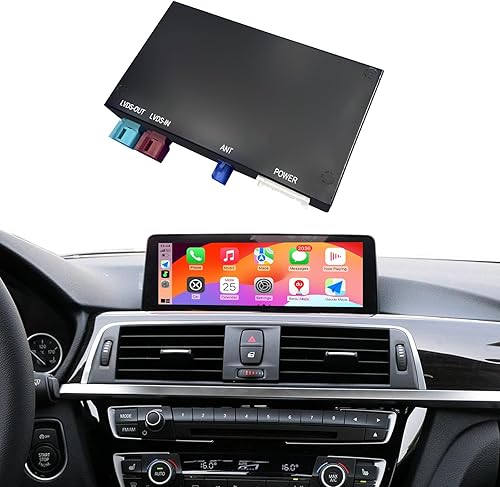 CARabc Wireless CarPlay & Android Auto for BMW 3/4/5/6/7 Series, X1, X3, X4, X5, X6 (2012-2016) with NBT System, CarPlay Retrofit Kit Decoder, Support Mirrorlink, Watch Video, Navigation