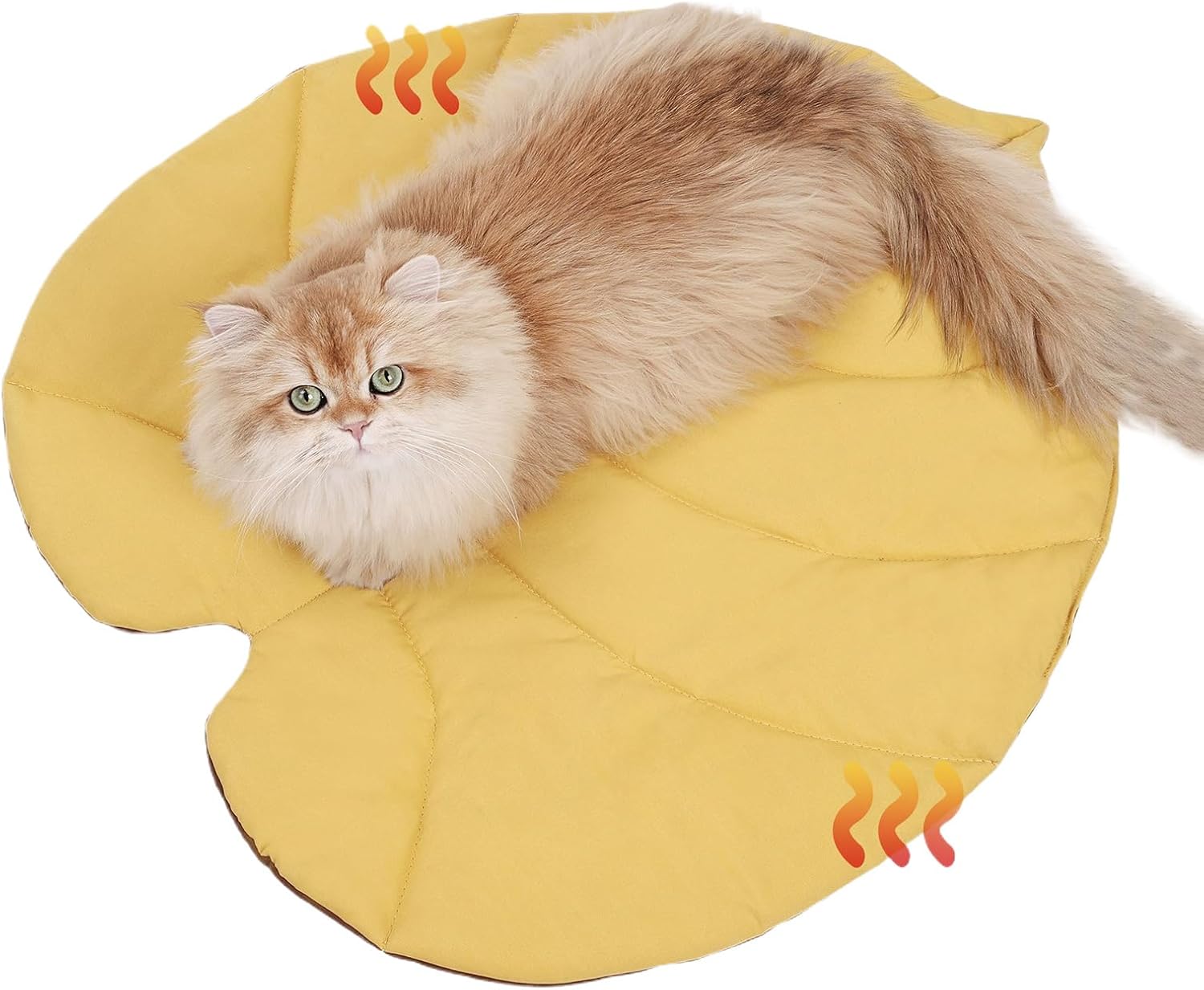 Generico Tappetino Impermeabile per Animali Domestici – Tappetino Rinfrescante a Forma di Foglia per Cani – Per Interni Esterni Casa Viaggio Appartamento Balcone Camera Da Soggiorno