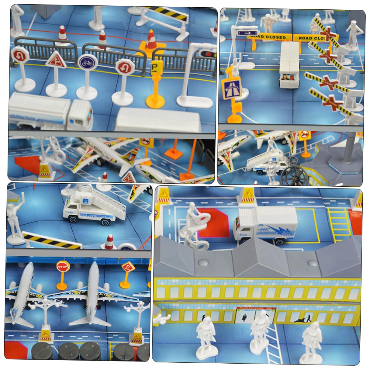 SOIMISS Avión de Juguete Modelo Estático PVC 1 Juego para Niños