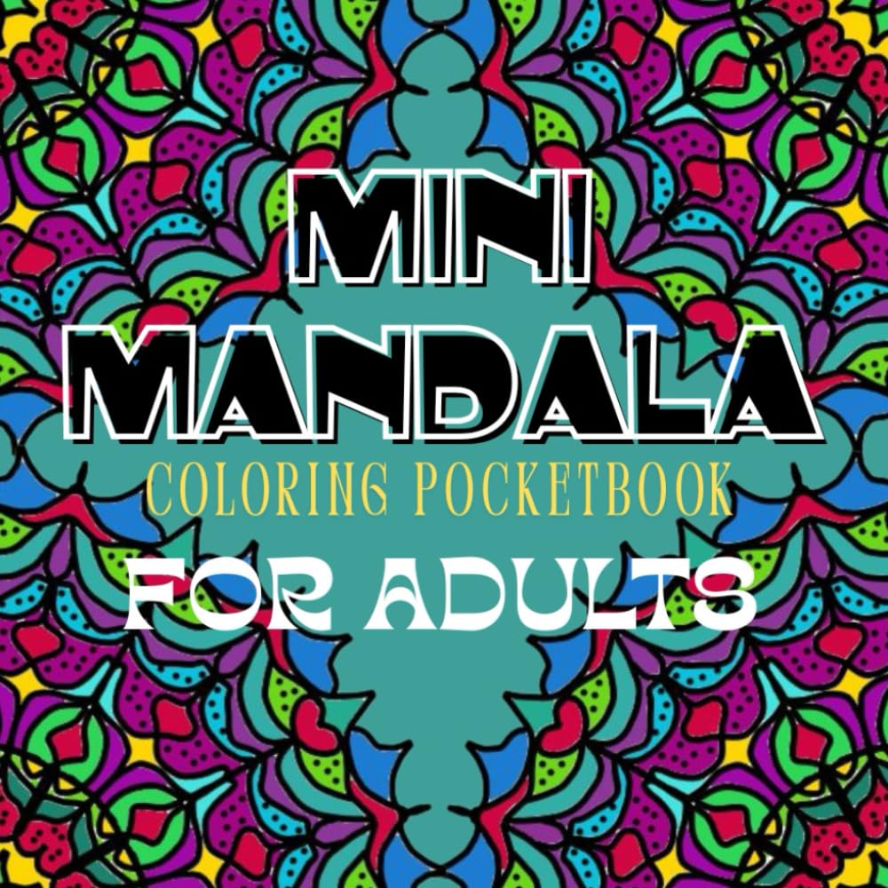 Livre coloriage adulte mandala pour s'occuper dans le train et décompresser