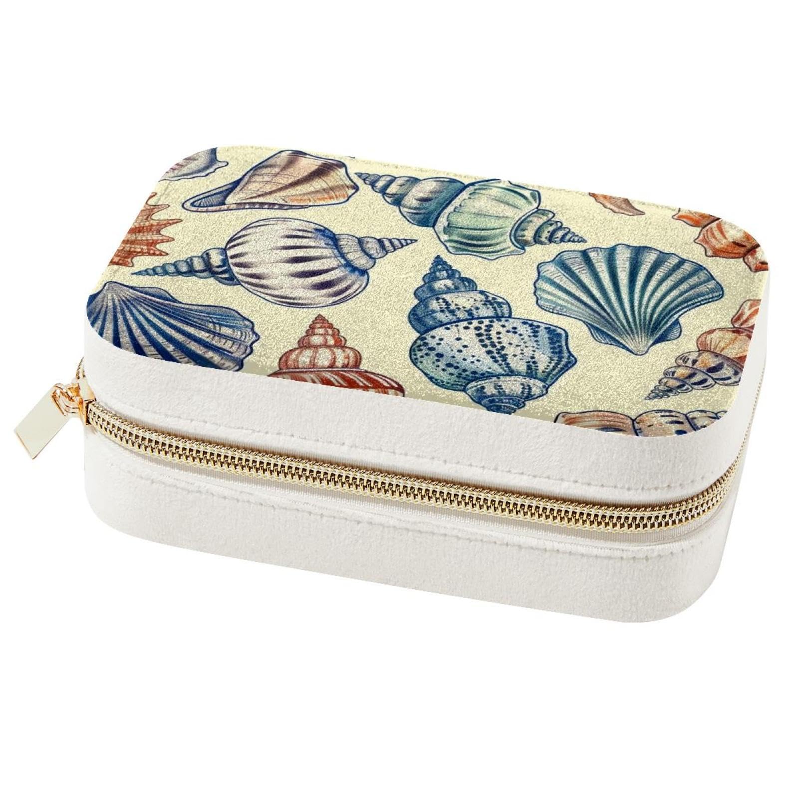 Boîte à bijoux coquillage portable pour ne plus emmêler vos colliers