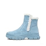 Womens Mini Snow Boots：Project Cloud Winter Boots for Women& Genuine Leather Ankle Booties & Water-Resistant Upper Warm Lining Comfort Fit for City Life & Weekend Outings