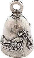 Vista 35 de Guardian Bell Good Luck Bell w/Keyring & Black Velvet Bag Motorcycle Bell Lead-Free Pewter Made in USA