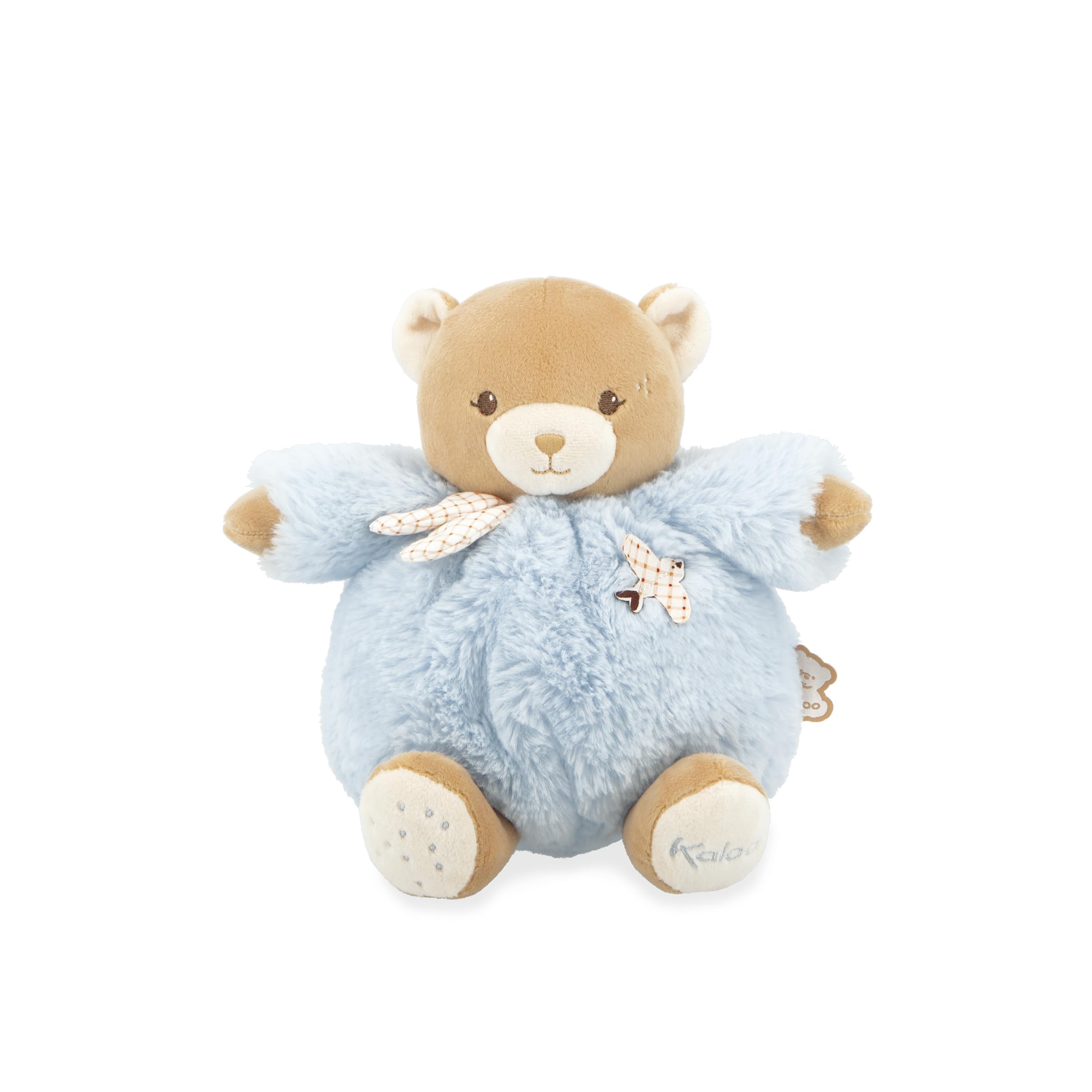 Kaloo, Blue Teddy Bear 17cm, Ultra-soft plush for baby, Tender companion from birth, Ideal size for little hands, Birth Gift - Image 2