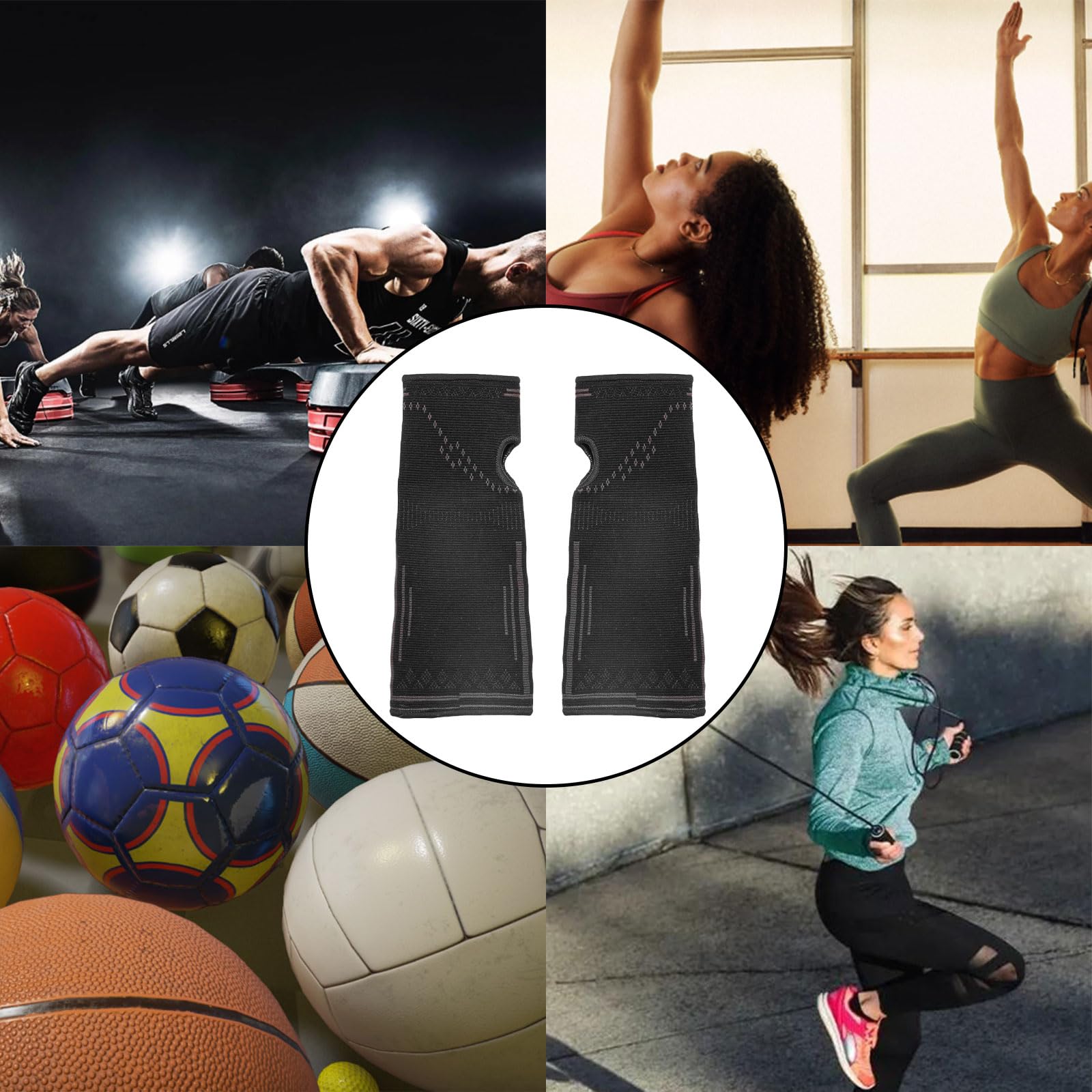 Tutore per braccio da pallavolo, tutore per avambraccio, manica per gaming, supporto per polso sportivo e donna, supporto ottimale e comfort per ogni gioco
