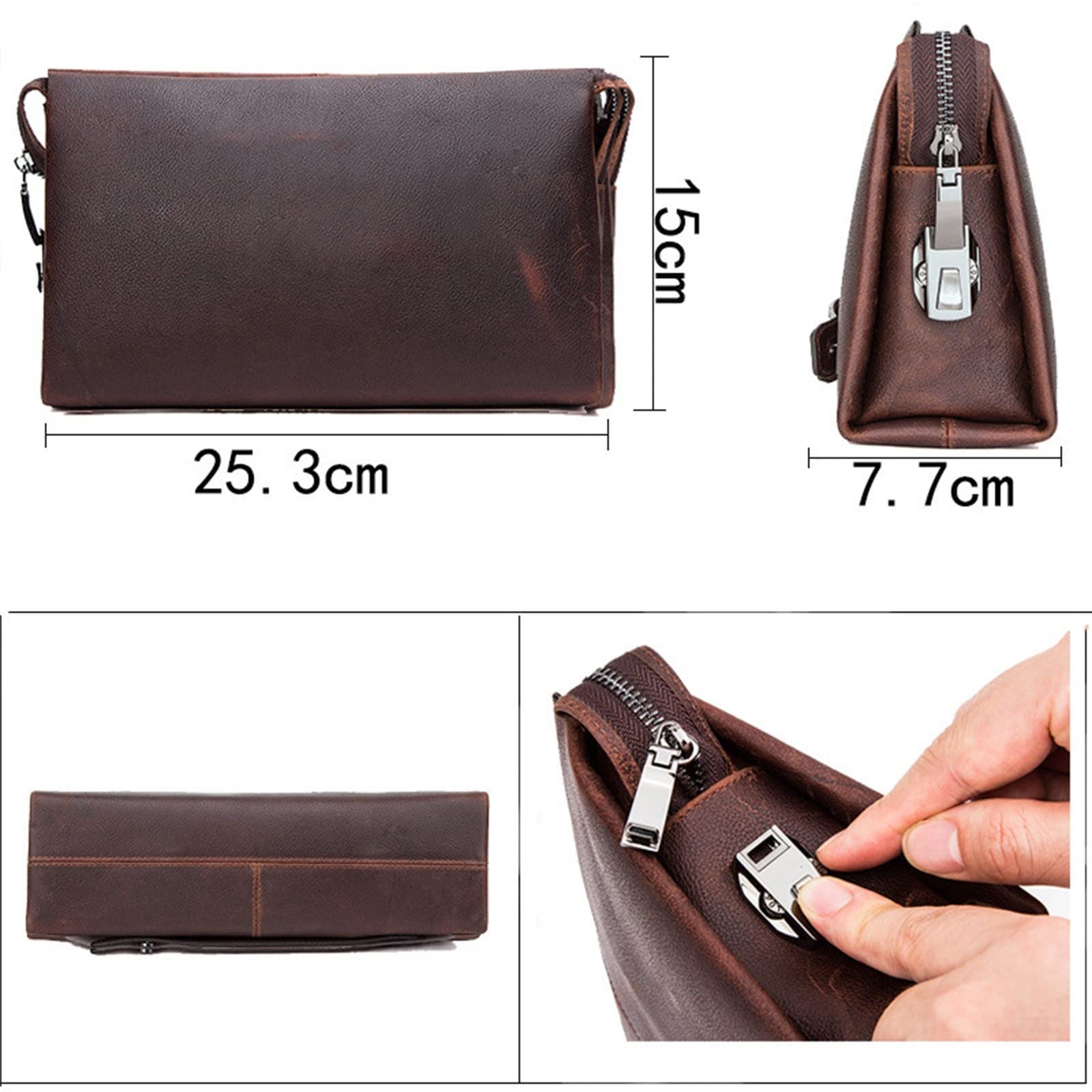 Pochette da Uomo Pochette da uomo in pelle per L'uso Quotidiano