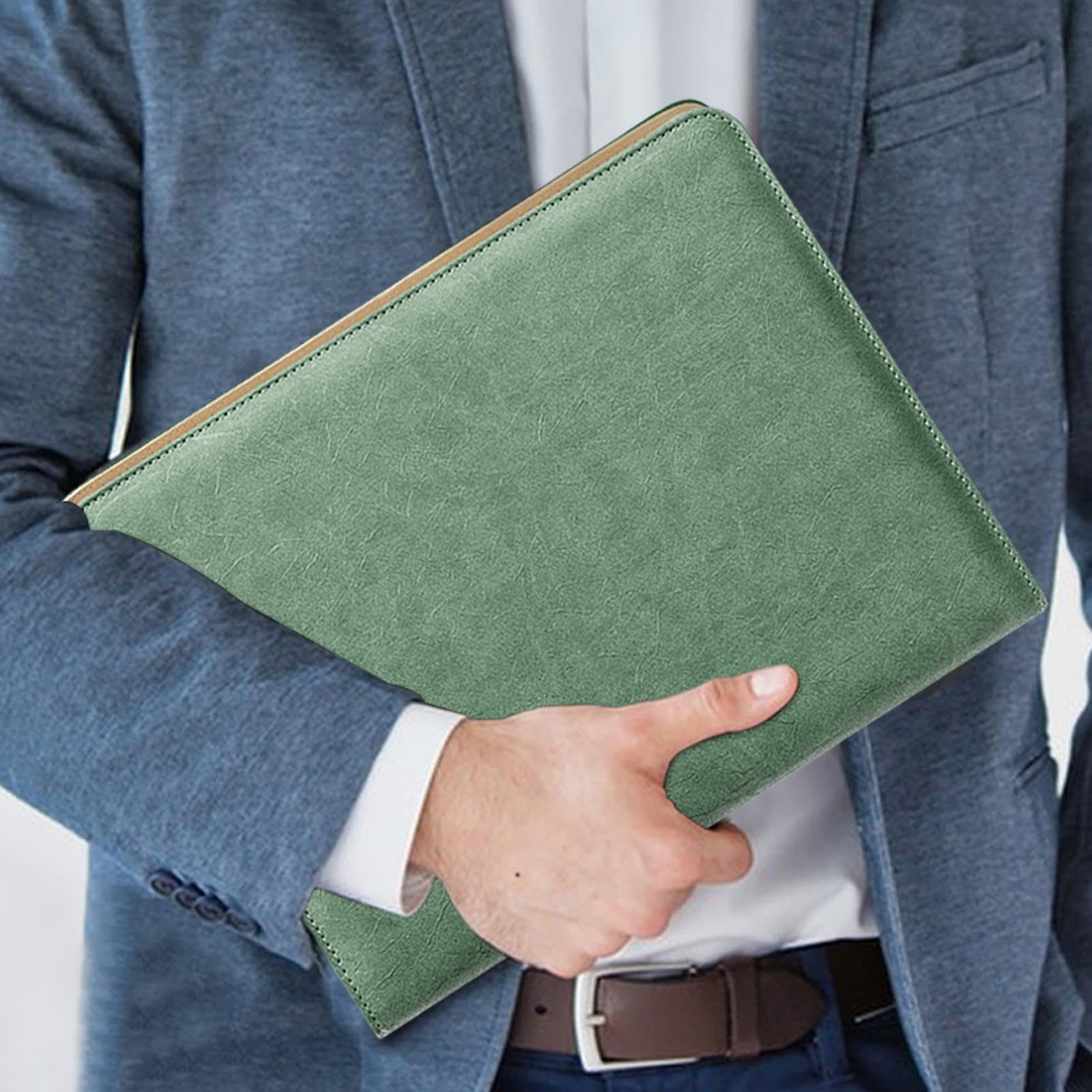 Porte-bloc-notes en cuir PU Organiseur de documents d'affaires