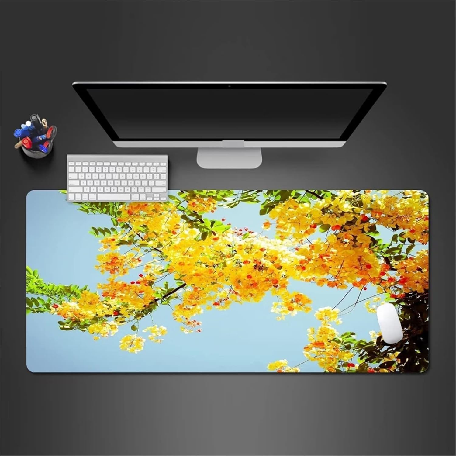 Extended Game Mouse Pad 700x300x2mm,Large AntiSkid Rubber Base Mouse