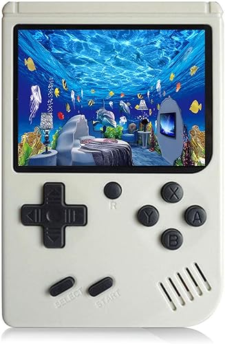 Consola de juegos de mano para niños y adultos retro, 168 juegos clásicos de 8 bits, juegos de video de pantalla de 3 pulgadas con cable AV en TV.