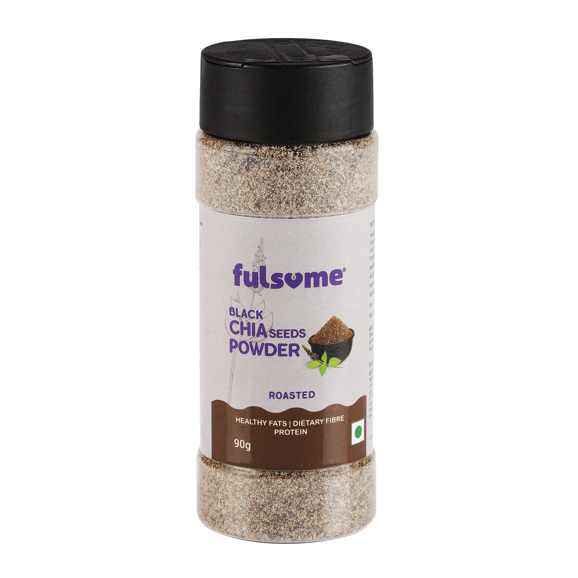 FULSOME - Roasted Black Chia Seeds Powder (90G) (B09YLV1L5C) Amazon Price History, Amazon Price Tracker