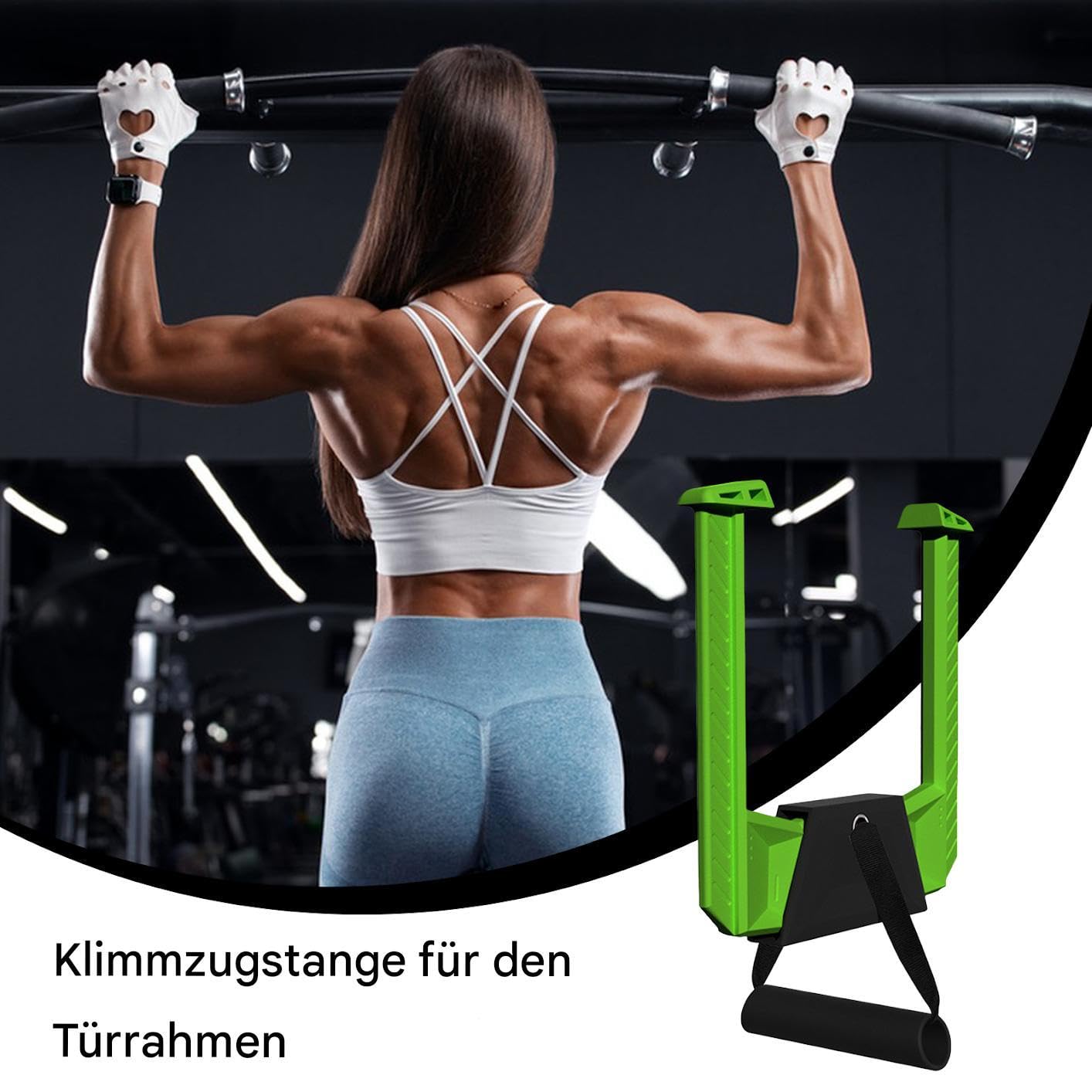 Barra Per Trazioni Da Porta Compatto Confortevole Senza Trapano Portatile | Barre Chin Up Porta Ideale per Allenamento a Casa e in Ufficio, Fitness Indoor e Outdoor, Adatto per Uso Domestico e Uff